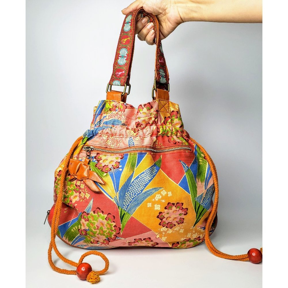Loop NYC Fabric Eco Tote Handbag Boho
